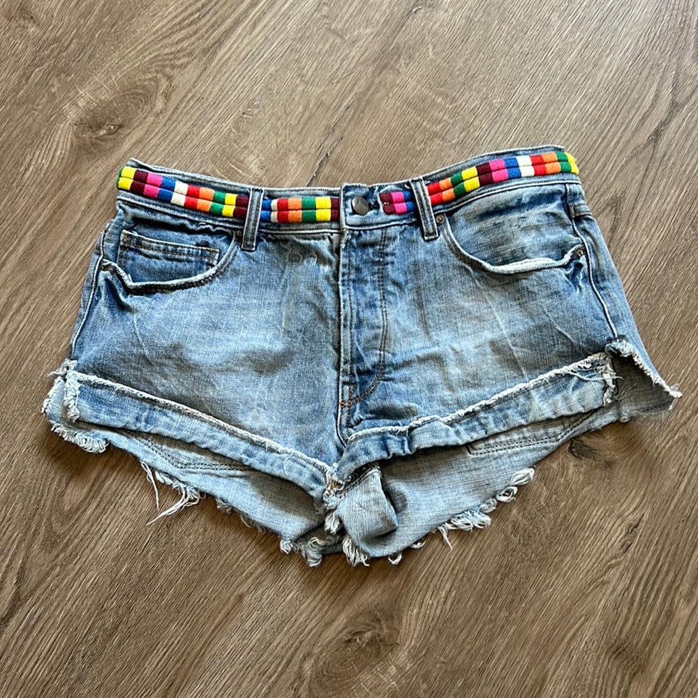 LIKE NEW Free People cutoff shorts